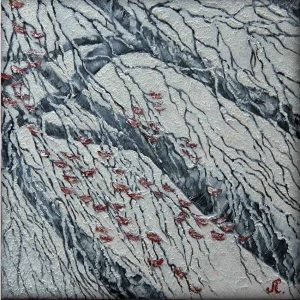 Красное на белом