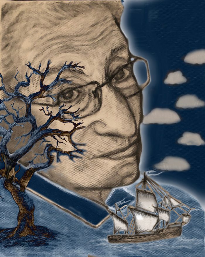 Никуда не уехали — ты да я — Обернулись прорехами — все моря!